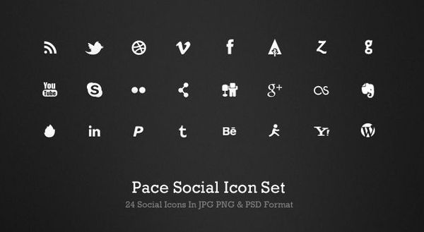 pace social_icon_set