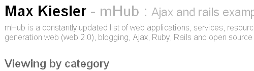AJAX Scripts - Max Kiesler - mHub : Ajax and rails examples & how-to's